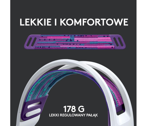Logitech G733 Lightspeed białe - 594938 - zdjęcie 7